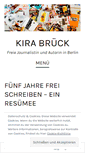 Mobile Screenshot of kirabrueck.com